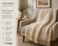 VELOURA™ HearthLoom Chevron Throw Blanket