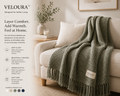 VELOURA™ KnitThrow Luxe Blanket
