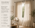 VELOURA™ Sunveil Linen Blend Curtain Panels